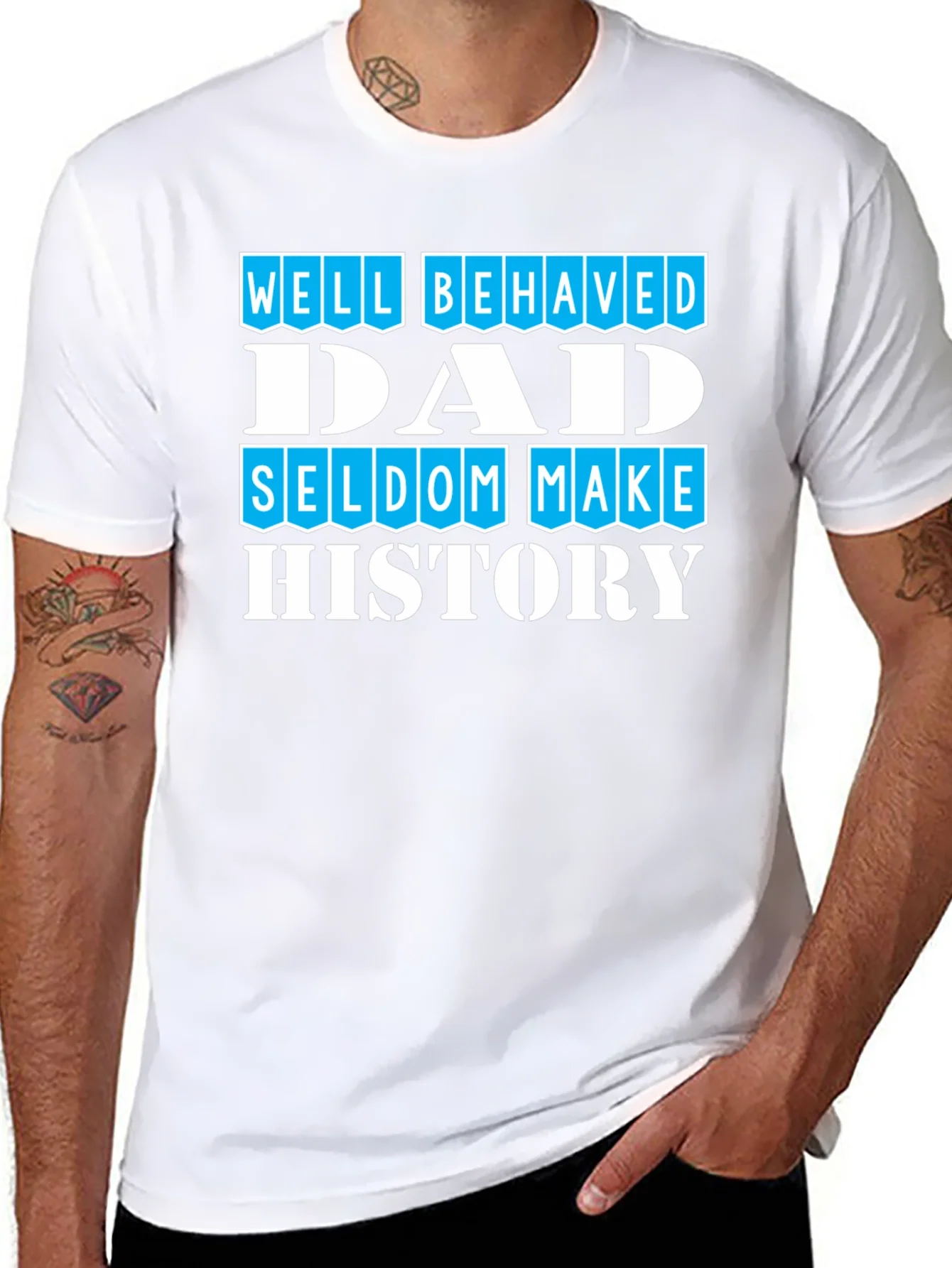 Funny Dad History Graphic T-Shirt