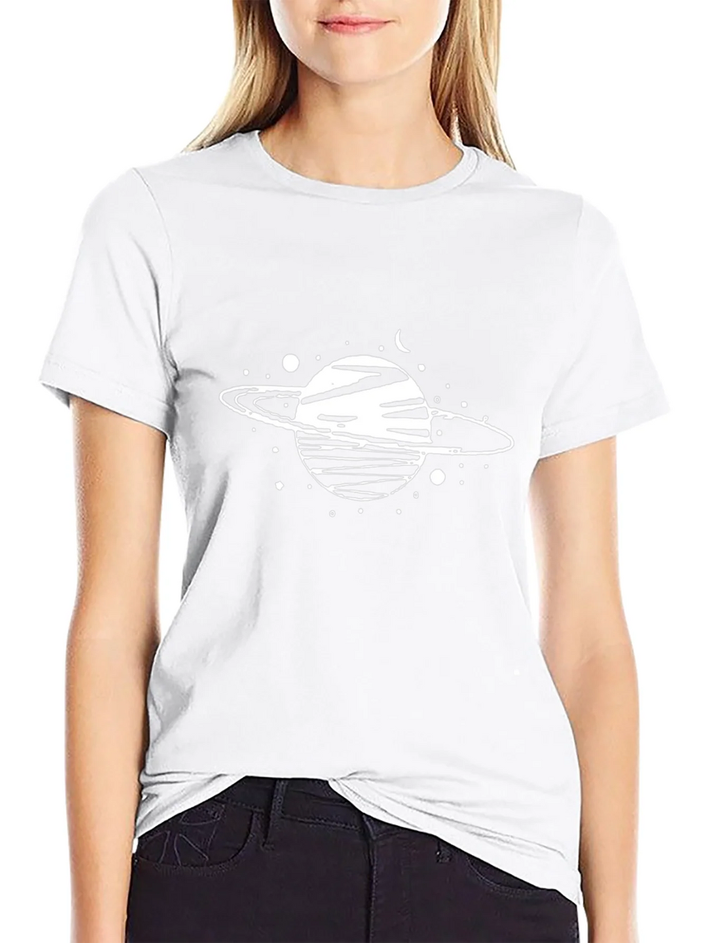 Planet Graphic Tee - Stylish Space Design