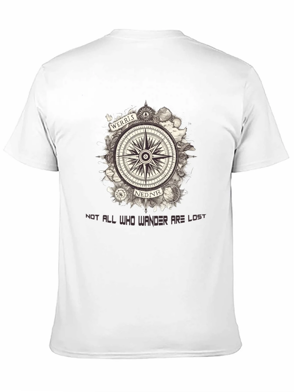 Werris Nednr Compass Graphic Tee - Wanderlust Edition