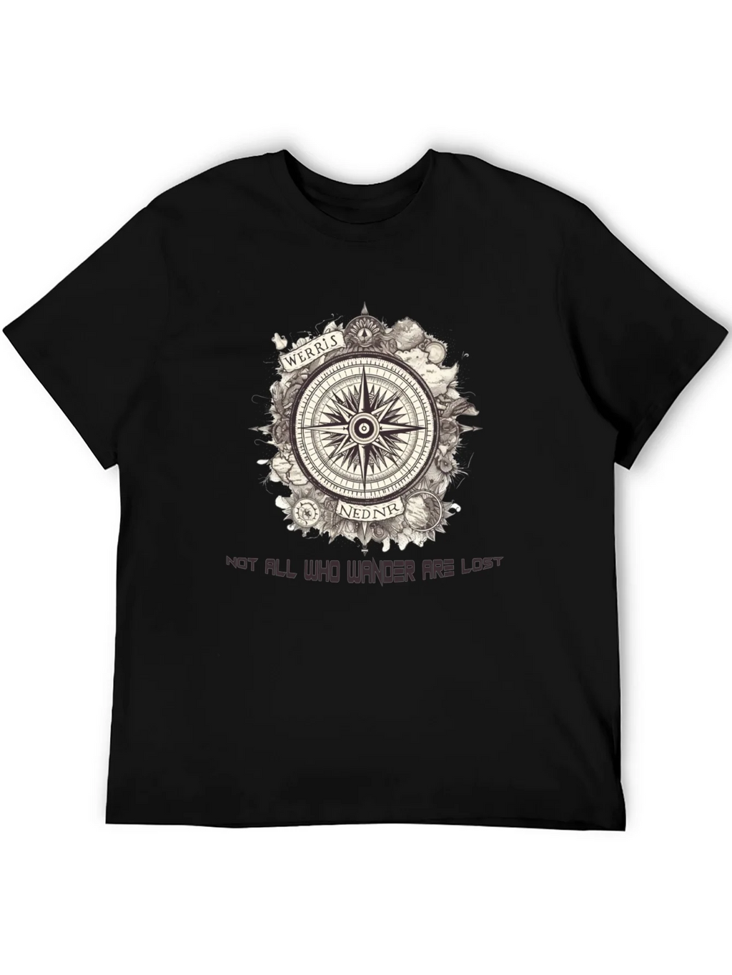 Werris Nednr Compass Graphic Tee - Wanderlust Edition