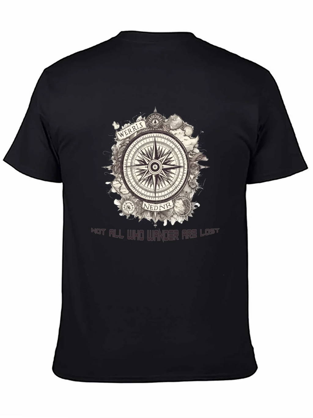 Werris Nednr Compass Graphic Tee - Wanderlust Edition