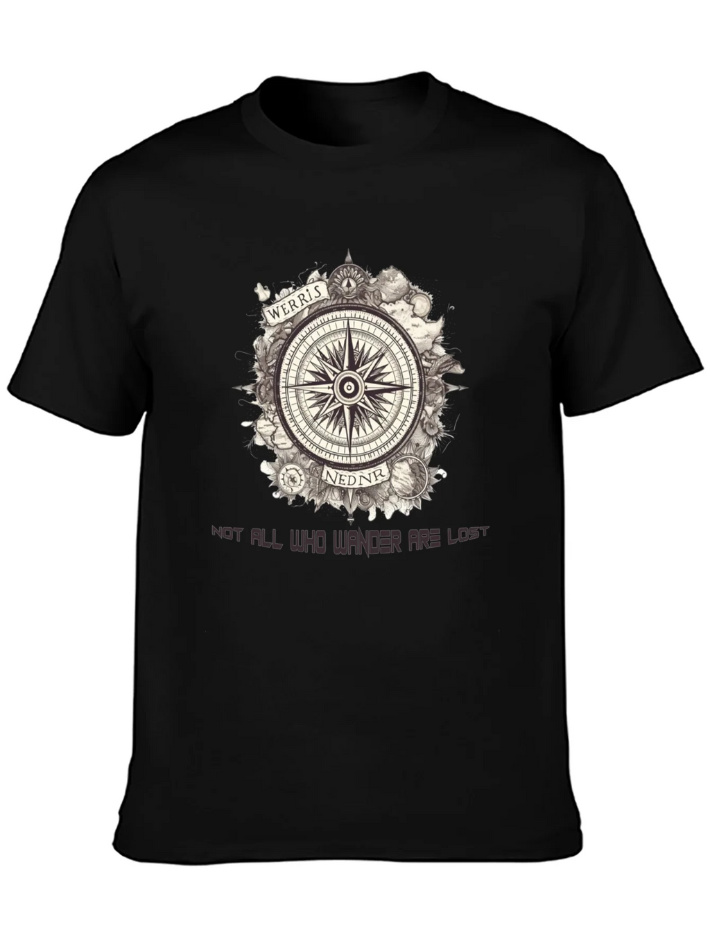 Werris Nednr Compass Graphic Tee - Wanderlust Edition