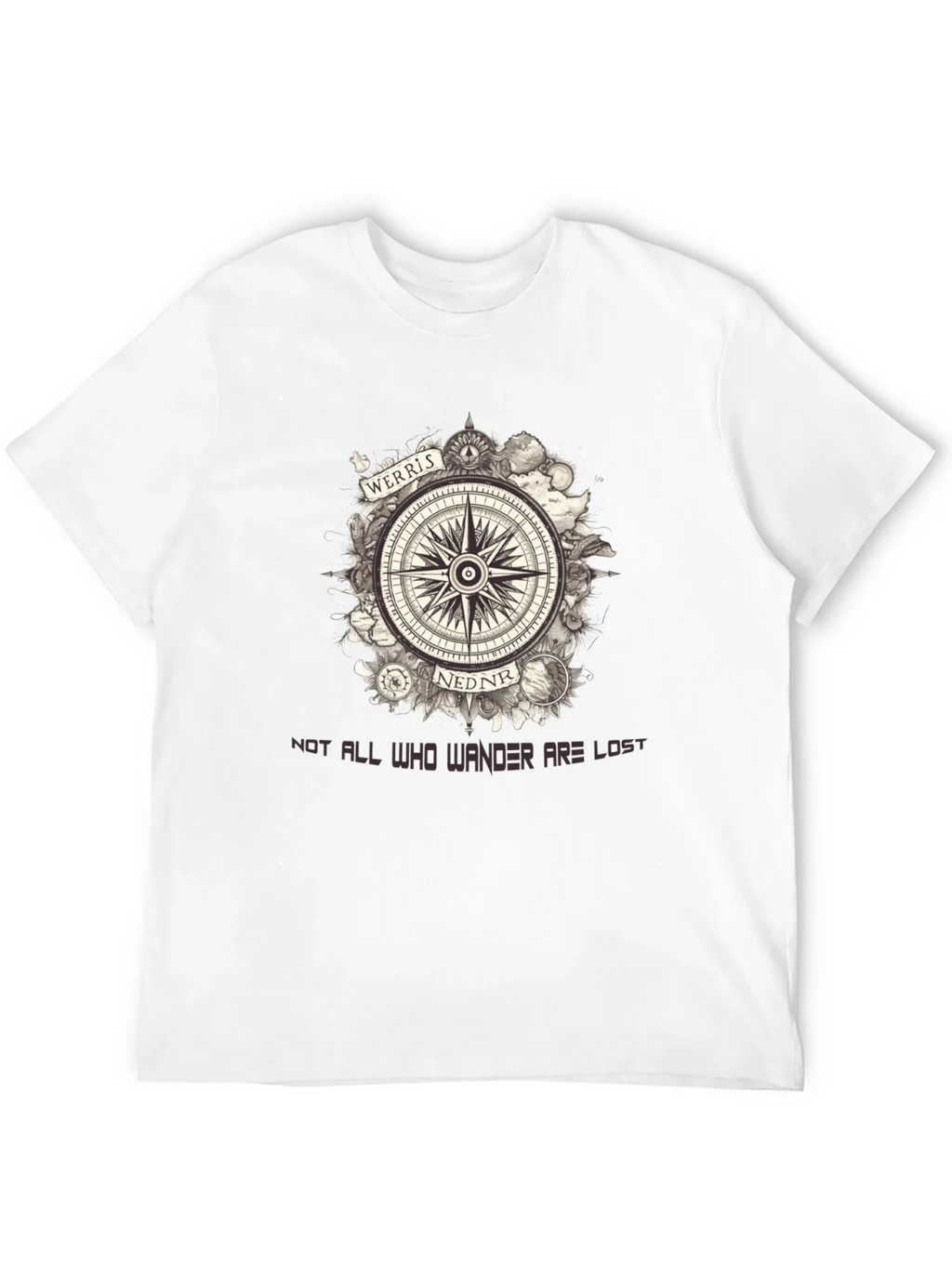 Werris Nednr Compass Graphic Tee - Wanderlust Edition