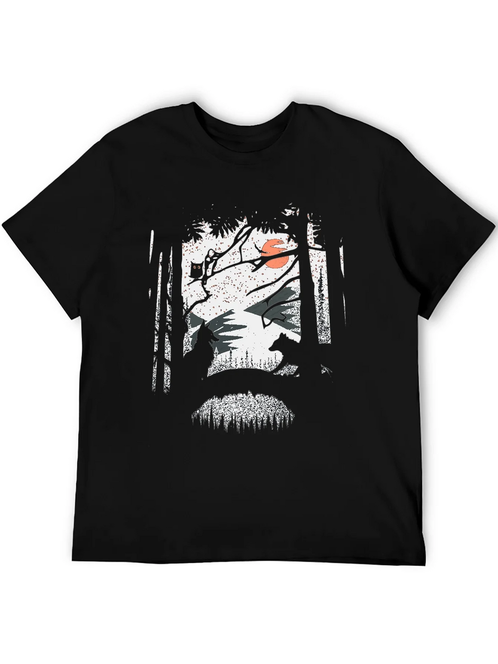 Nature Scene Graphic Print Tee