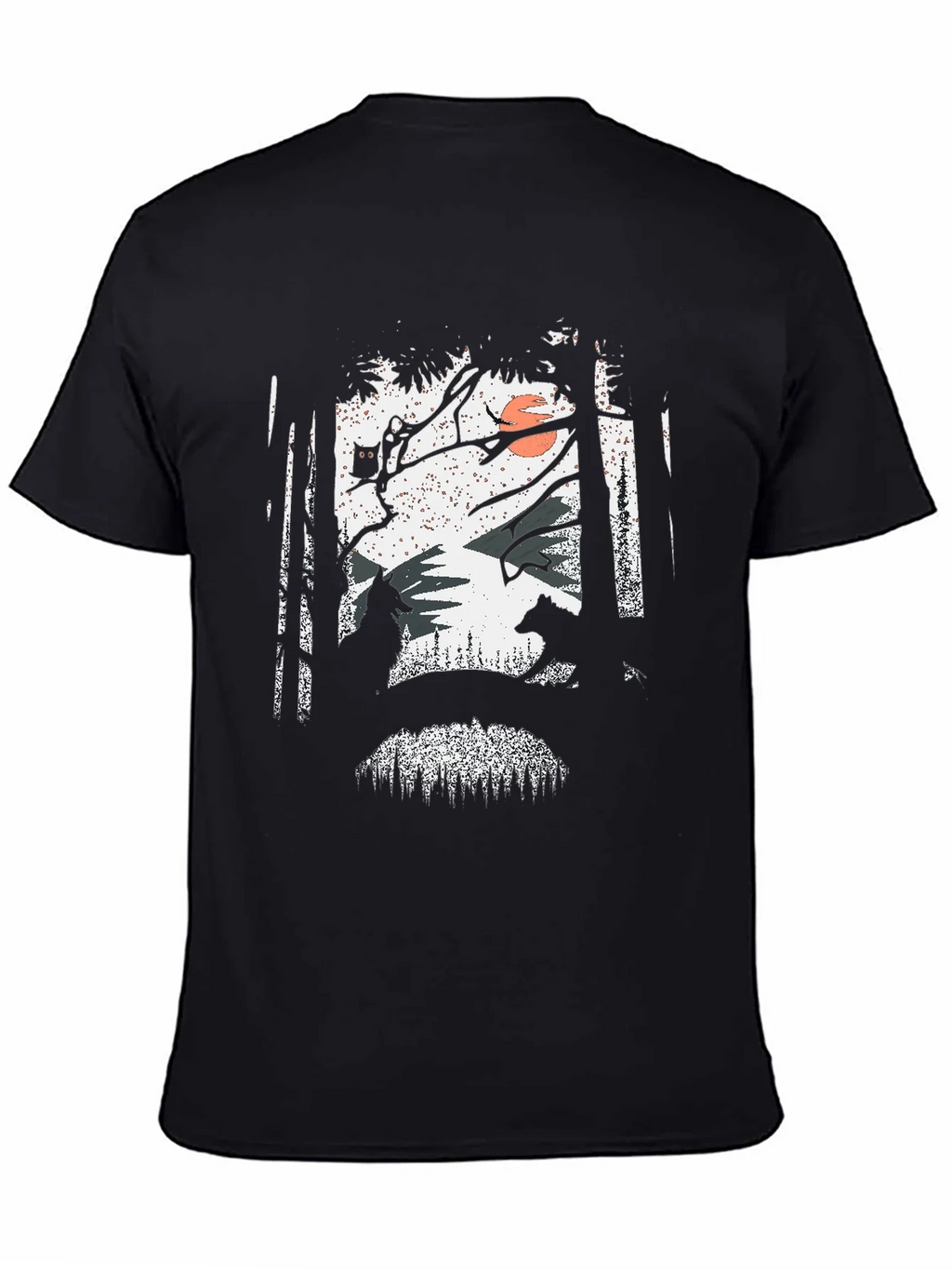 Nature Scene Graphic Print Tee