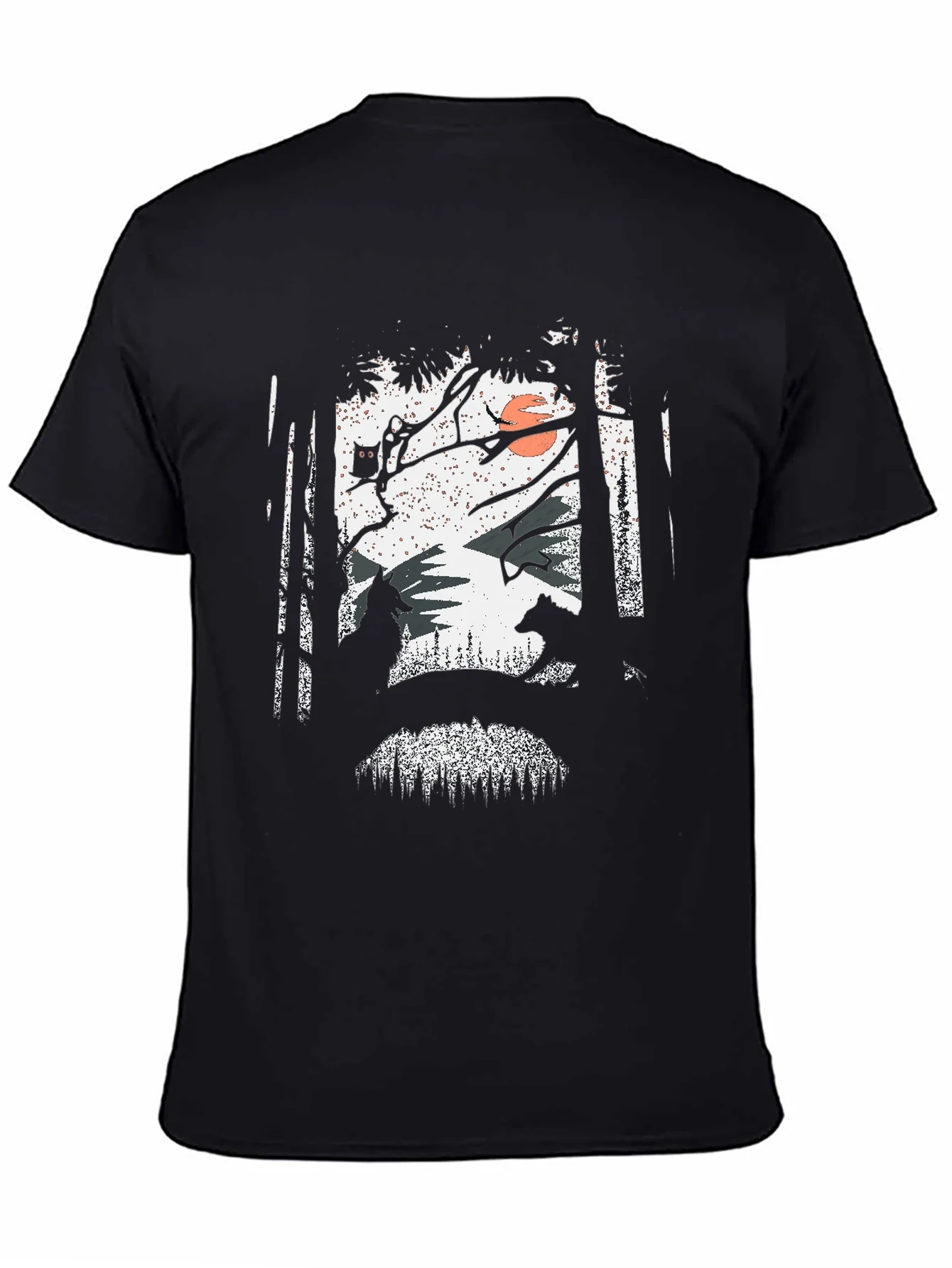 Nature Scene Graphic Print Tee