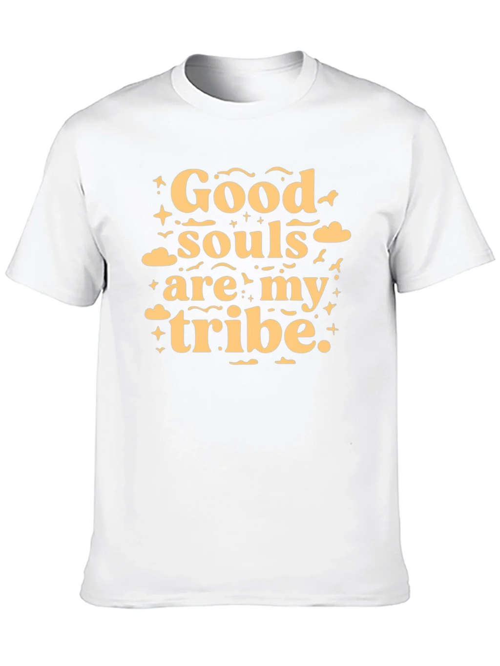 Good Souls Tribe Tee - Black Crew Neck T-Shirt