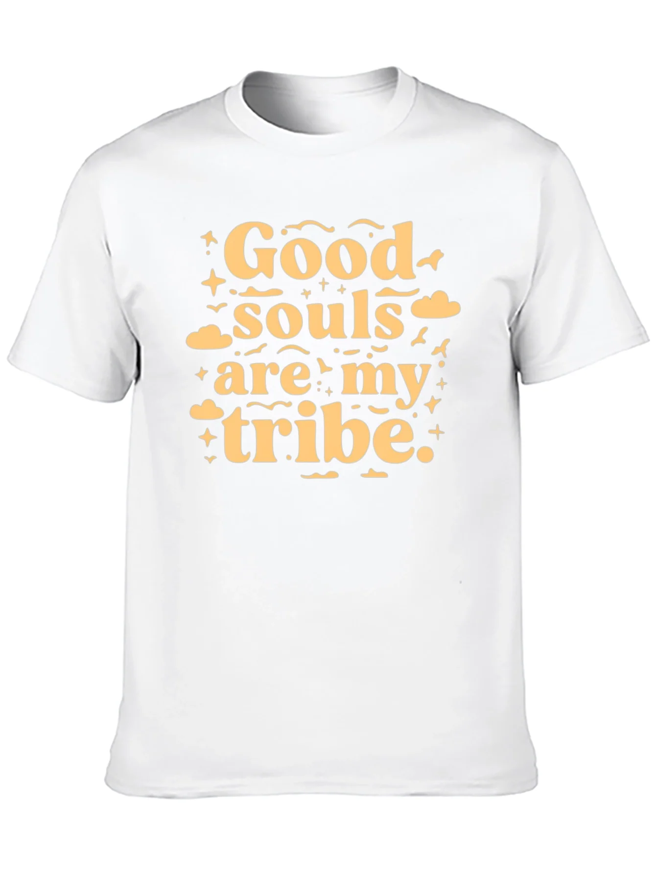 Good Souls Tribe Tee - Black Crew Neck T-Shirt