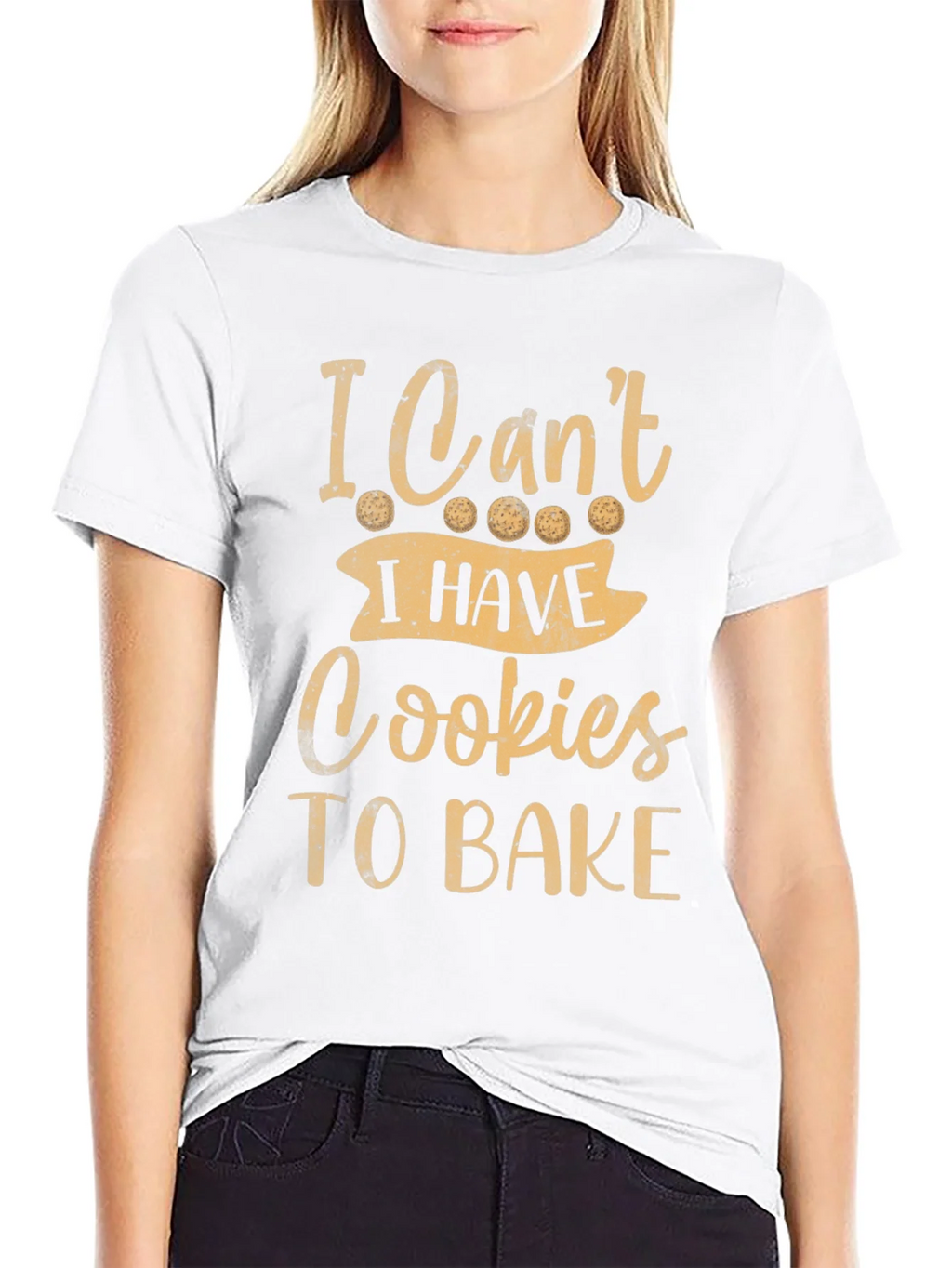 Funny Baking T-Shirt - I Cant Cookies To Bake