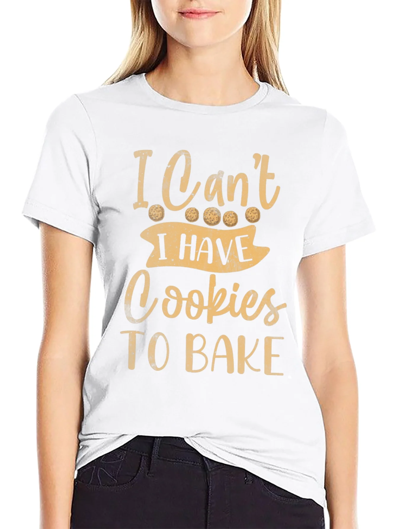 Funny Baking T-Shirt - I Cant Cookies To Bake