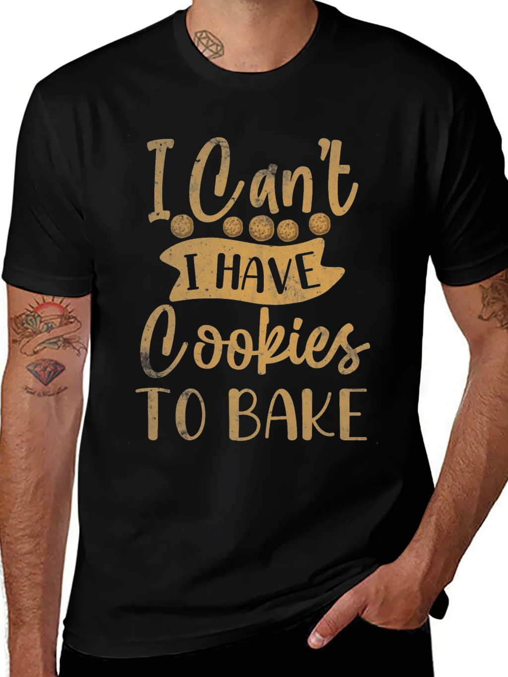 Funny Baking T-Shirt - I Cant Cookies To Bake