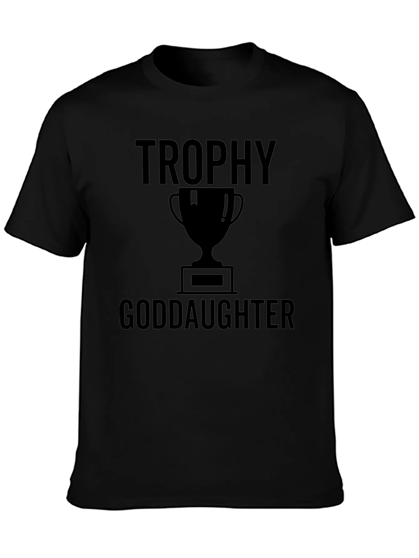 Trophy Goddaughter Black Graphic Tee
