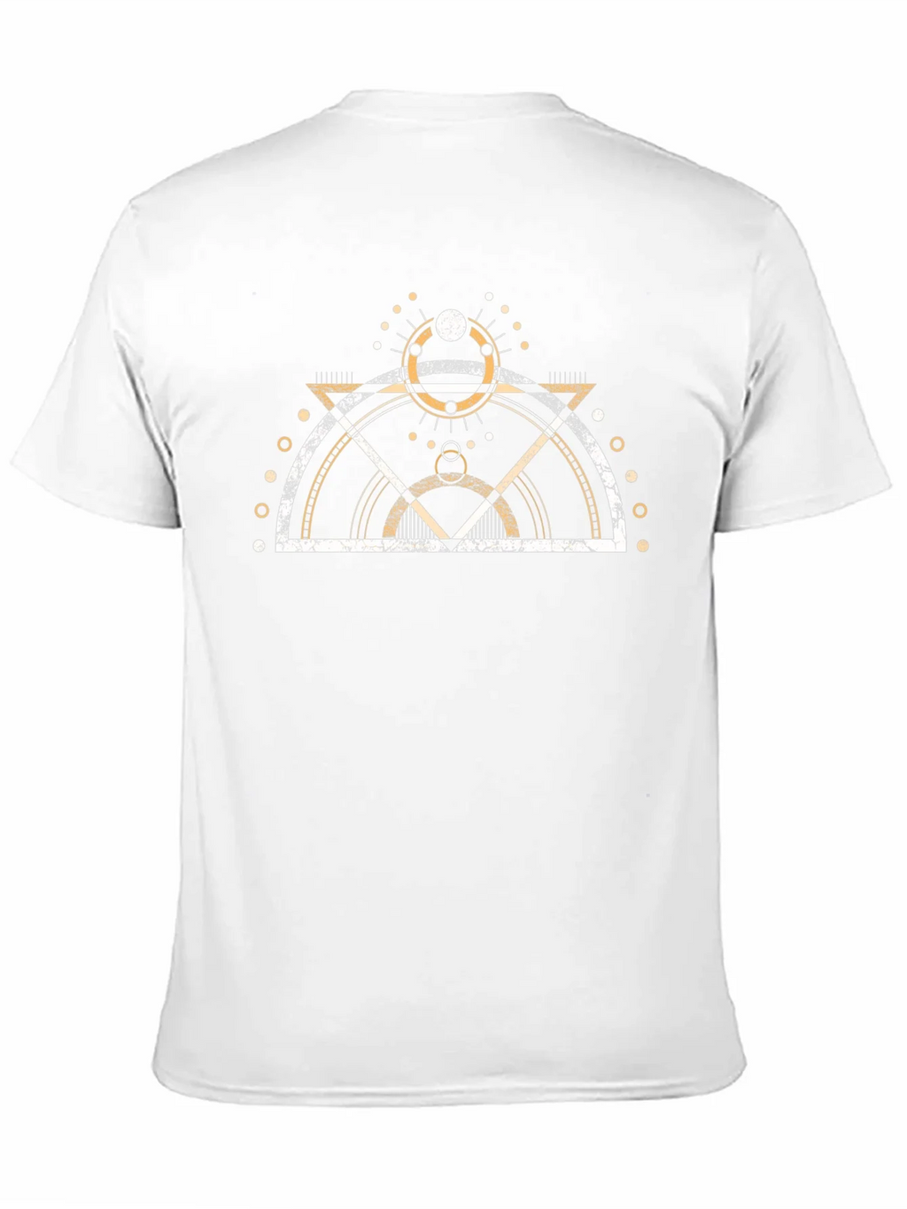 Geometric Print Graphic Tee - Modern Design