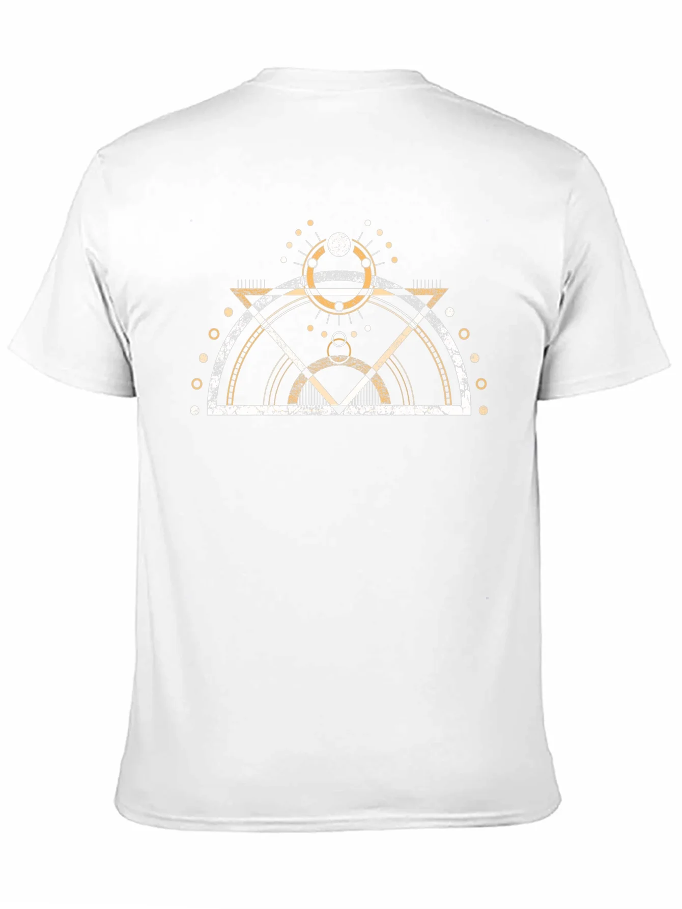 Geometric Print Graphic Tee - Modern Design