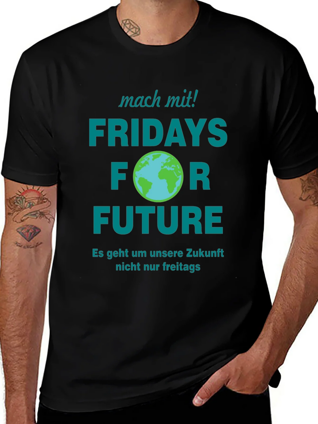 Fridays for Future Graphic T-Shirt - Black