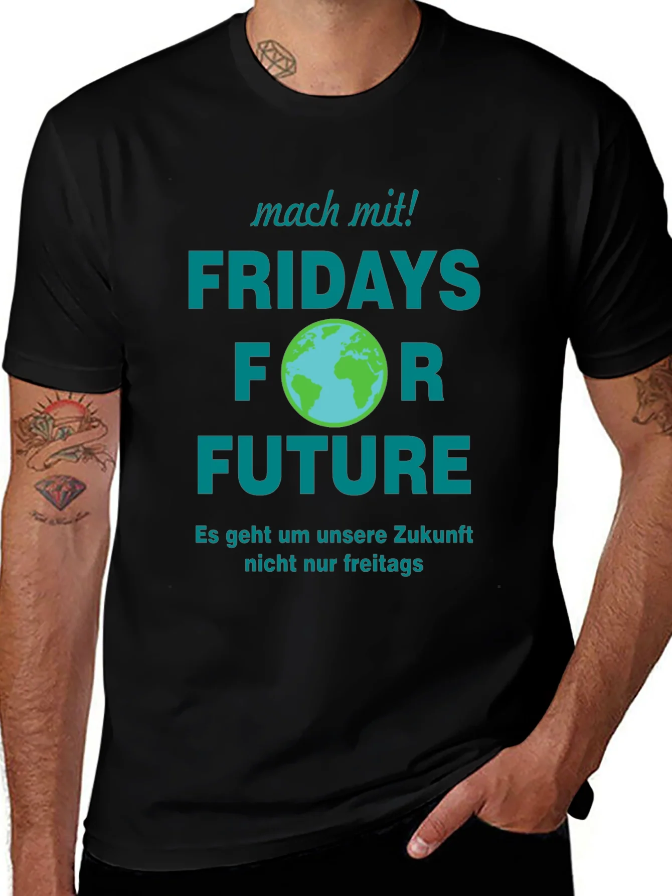 Fridays for Future Graphic T-Shirt - Black