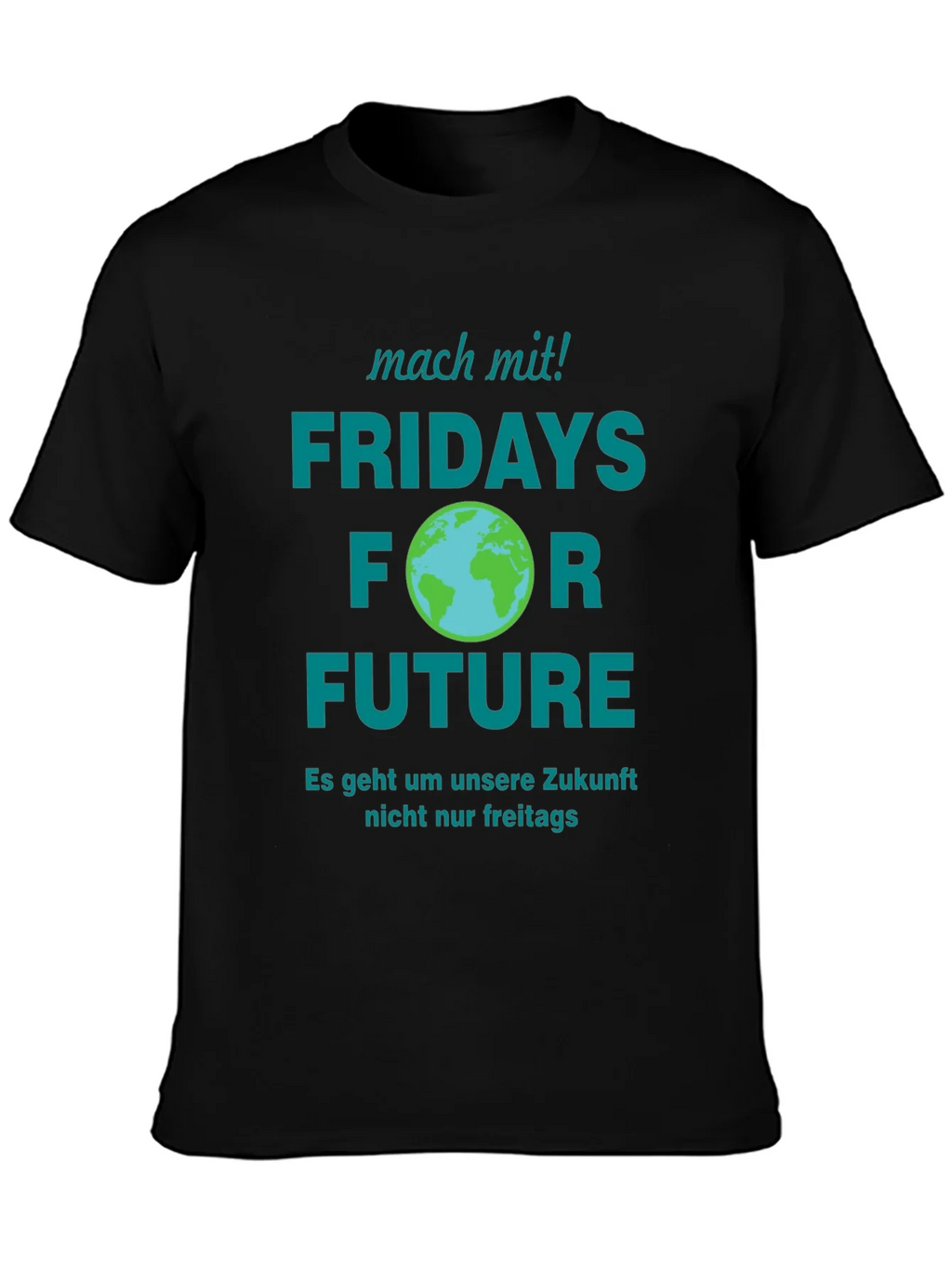 Fridays for Future Graphic T-Shirt - Black