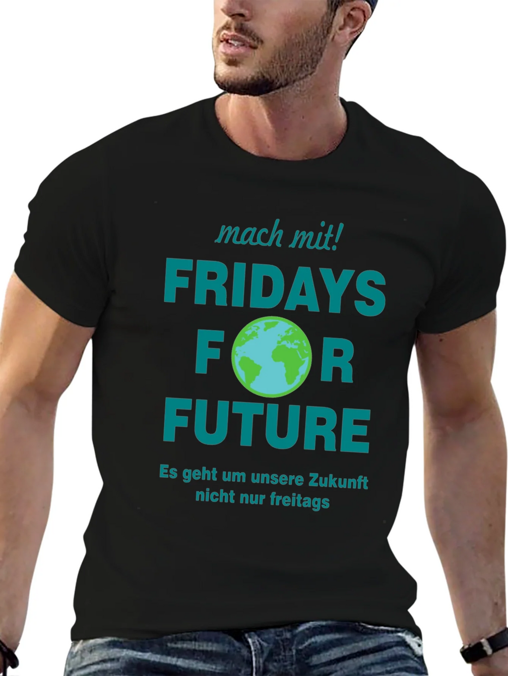 Fridays for Future Graphic T-Shirt - Black