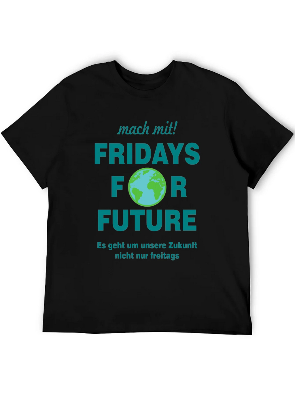 Fridays for Future Graphic T-Shirt - Black