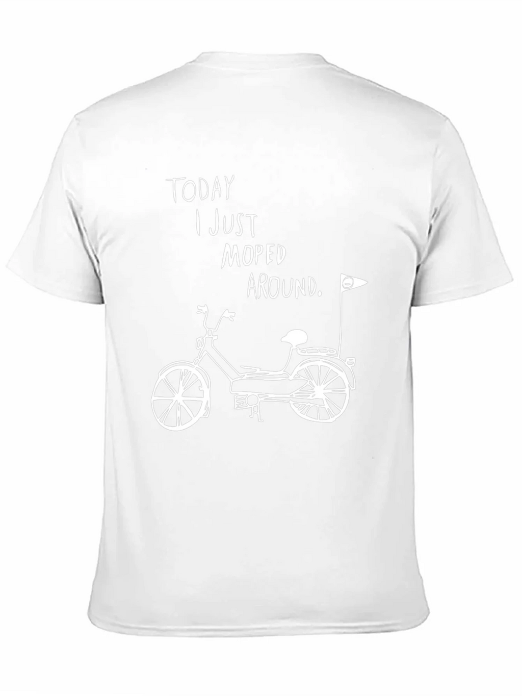 Moped Around Graphic Tee - Black