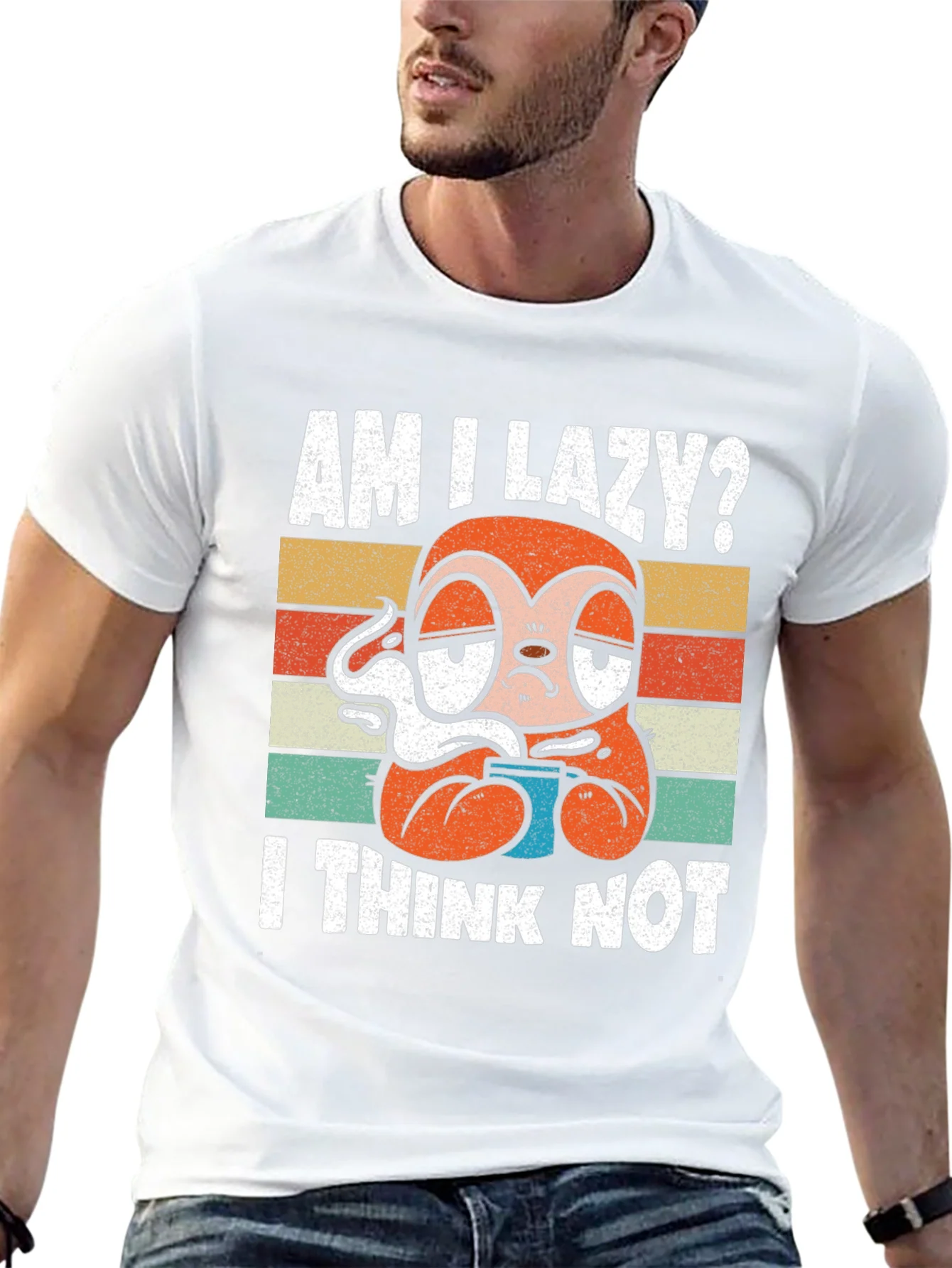 Am I Lazy? Sloth Graphic T-Shirt