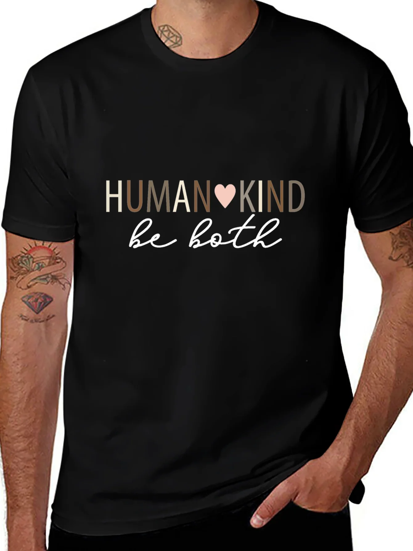 Humankind Be Both T-Shirt - Motivational Design