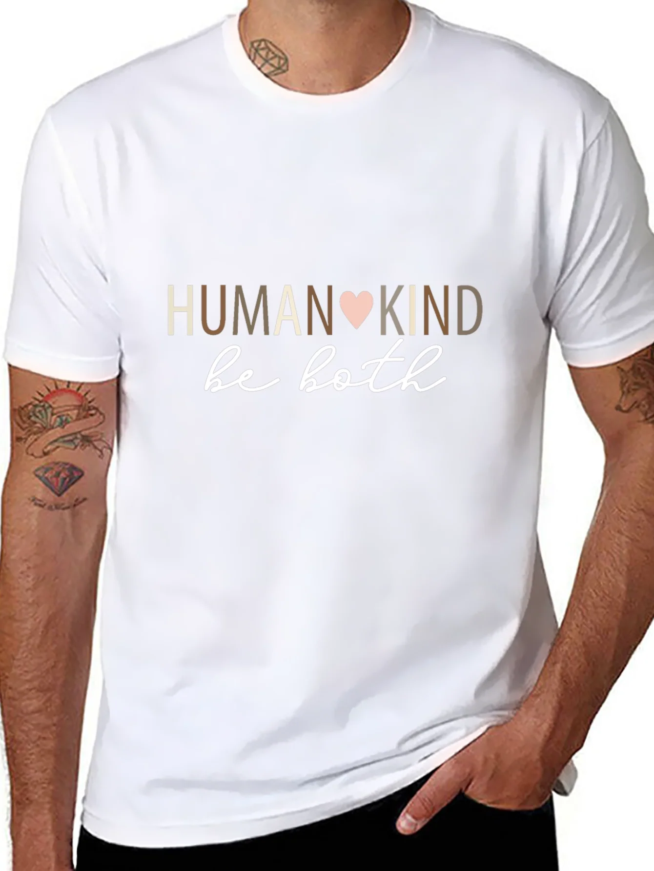 Humankind Be Both T-Shirt - Motivational Design