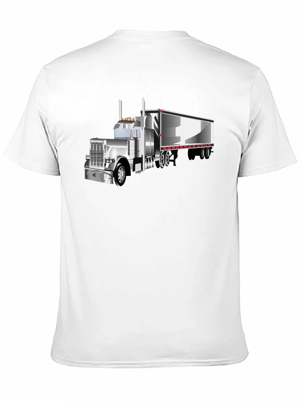 Trucker T-Shirt - Black Graphic Tee