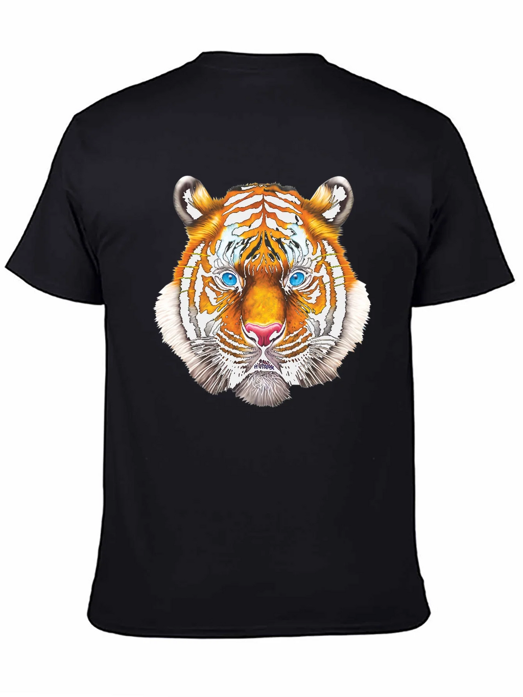 Cool Tiger Graphic Tee - Black