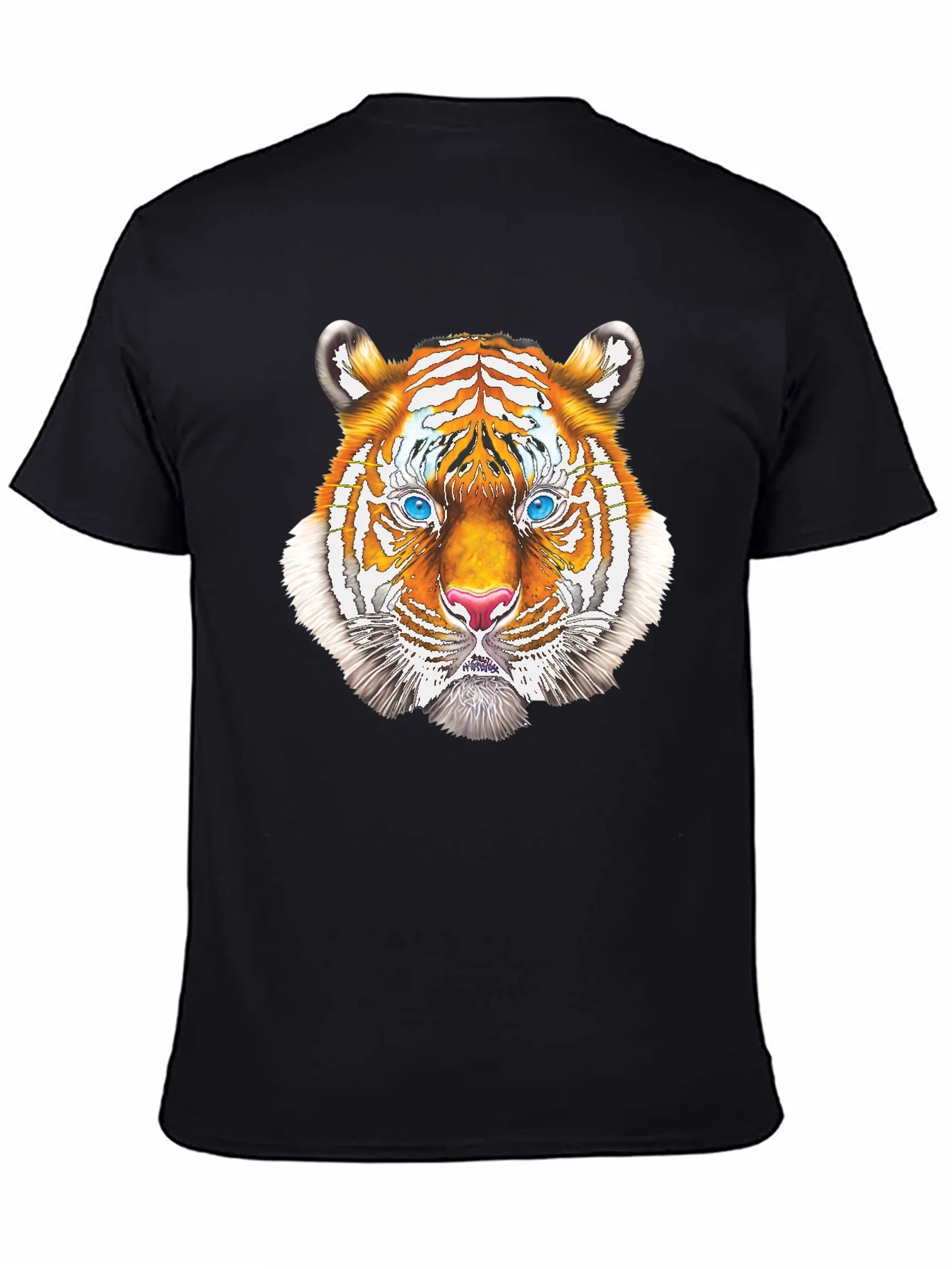 Cool Tiger Graphic Tee - Black