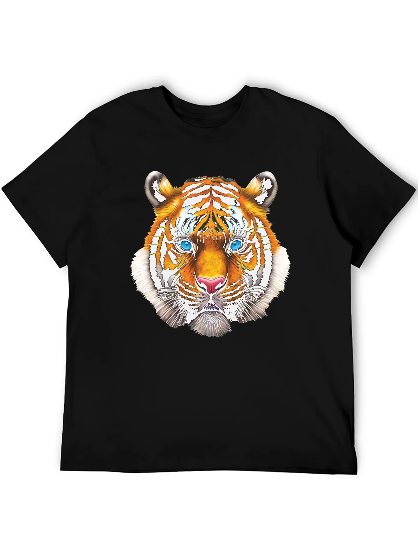 Cool Tiger Graphic Tee - Black