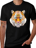 Cool Tiger Graphic Tee - Black