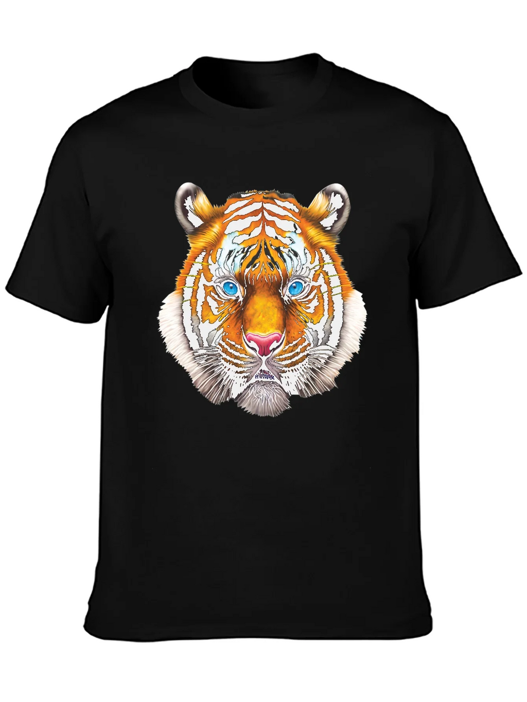 Cool Tiger Graphic Tee - Black