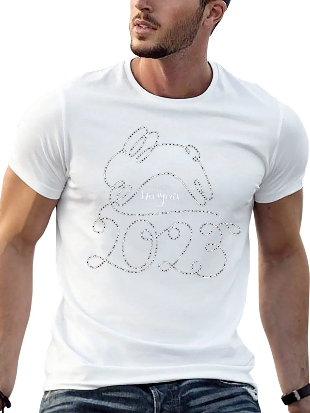 Happy New Year 2023 Rabbit T-Shirt