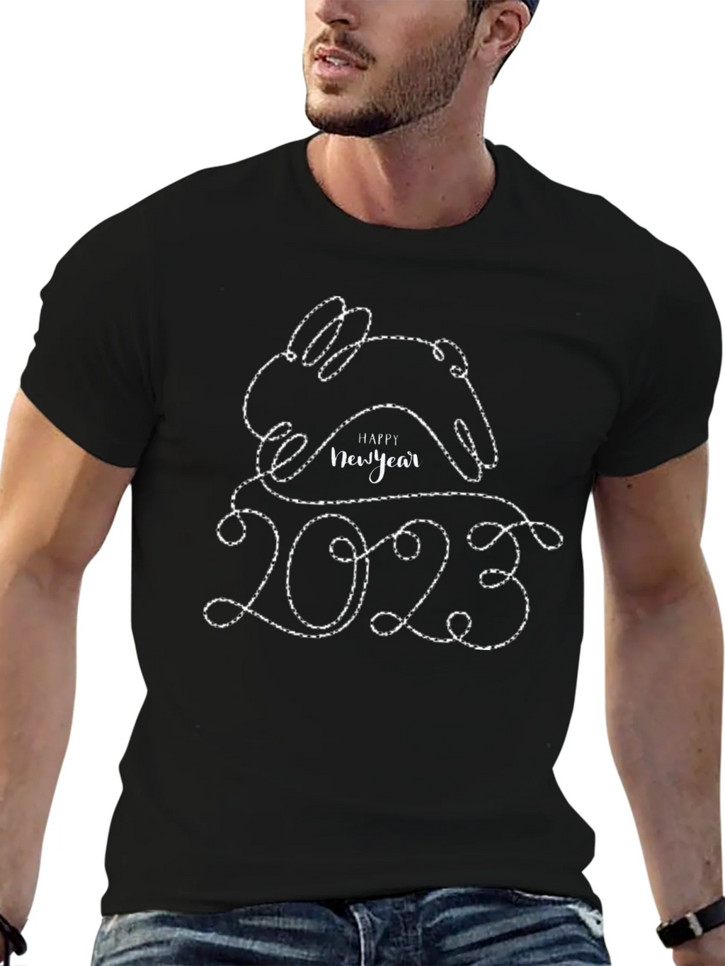 Happy New Year 2023 Rabbit T-Shirt