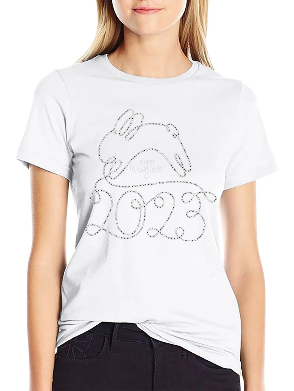 Happy New Year 2023 Rabbit T-Shirt