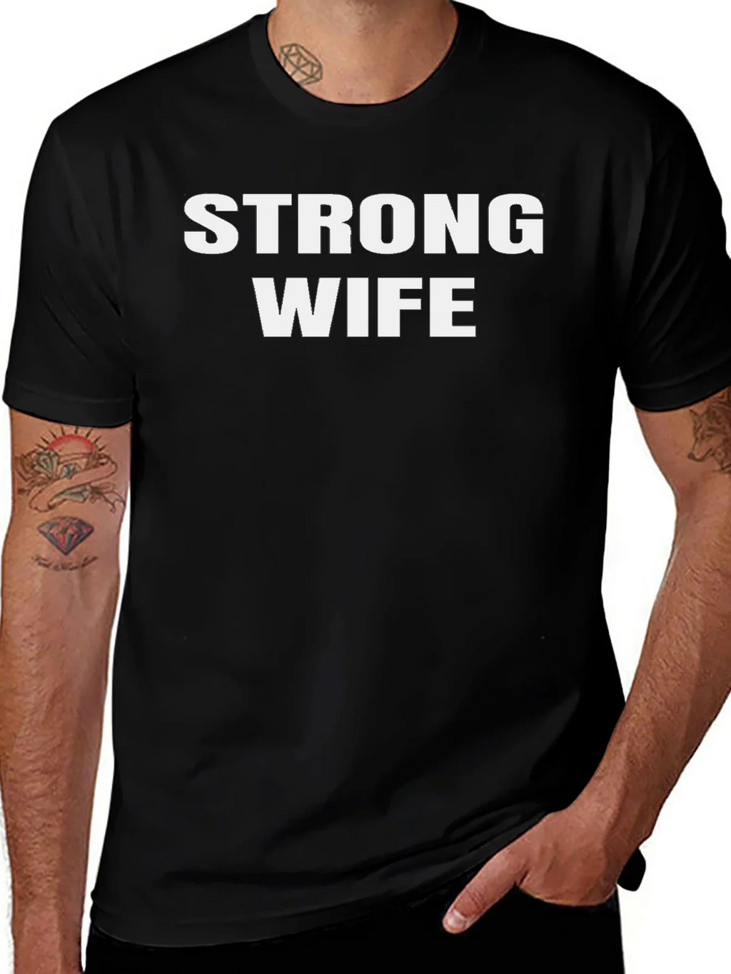 Strong Wife Graphic T-Shirt - Husband Appreciation