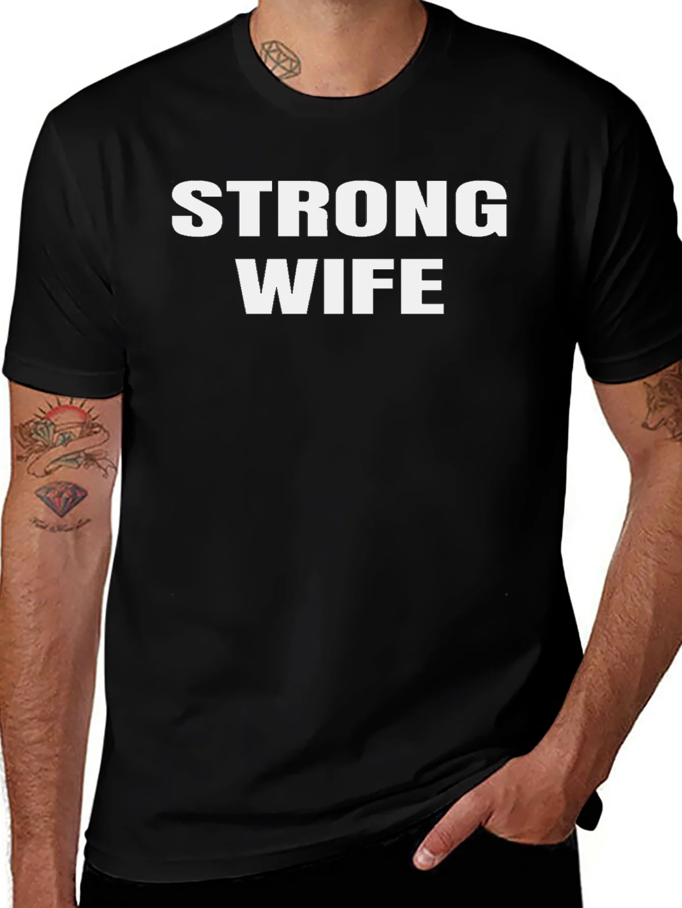 Strong Wife Graphic T-Shirt - Husband Appreciation