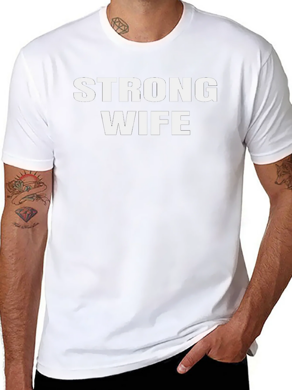 Strong Wife Graphic T-Shirt - Husband Appreciation
