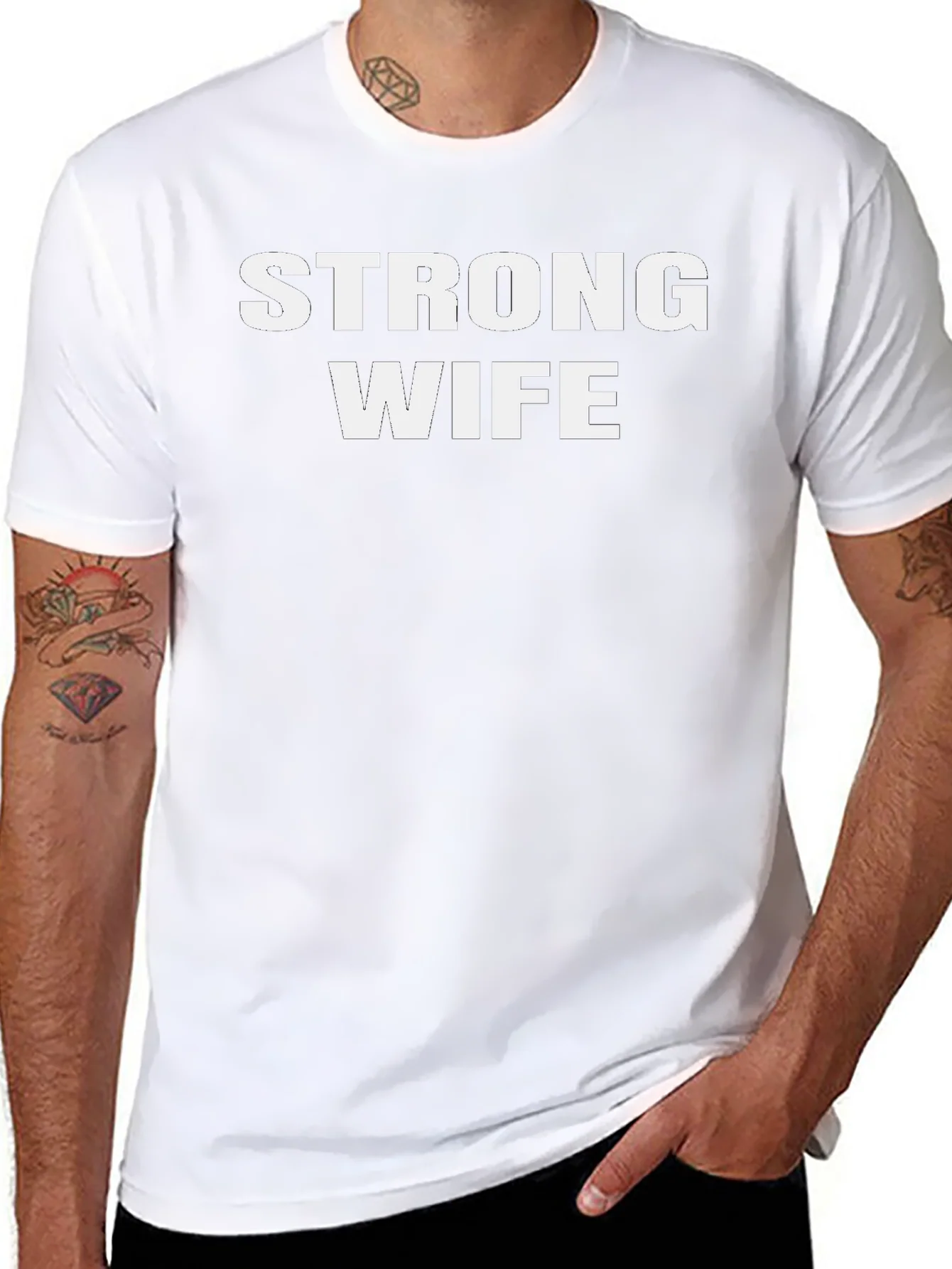 Strong Wife Graphic T-Shirt - Husband Appreciation