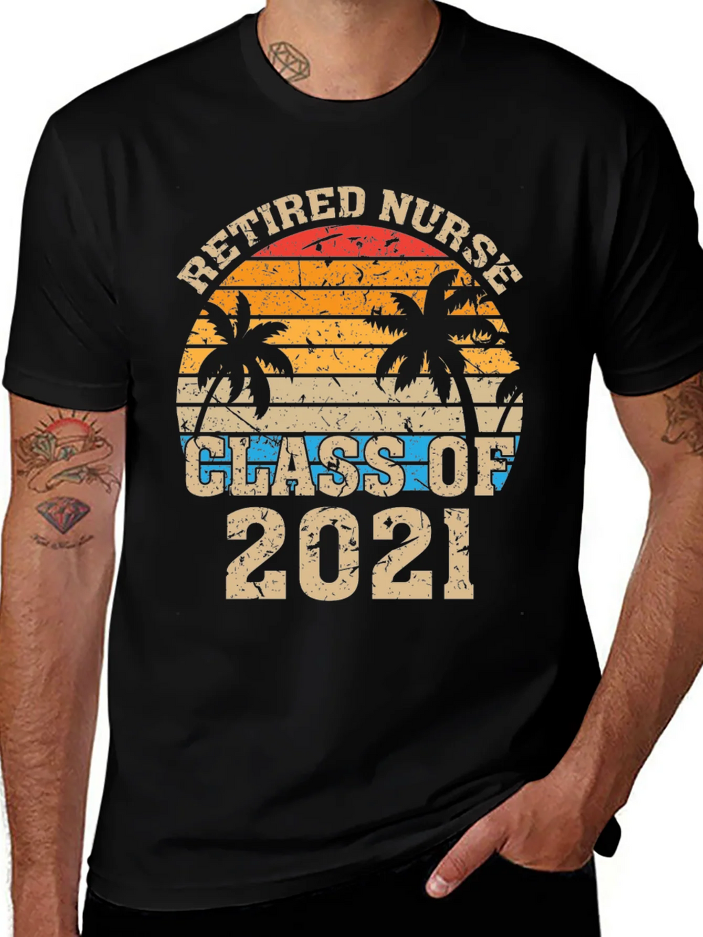 Retired Nurse Class of 2021 Graphic T-Shirt
