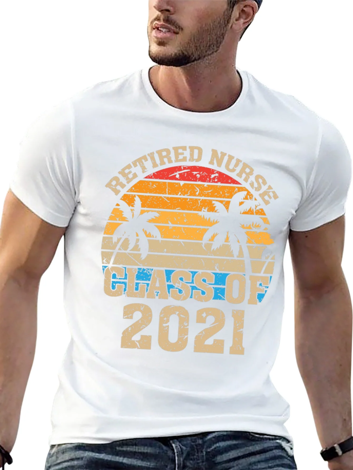 Retired Nurse Class of 2021 Graphic T-Shirt