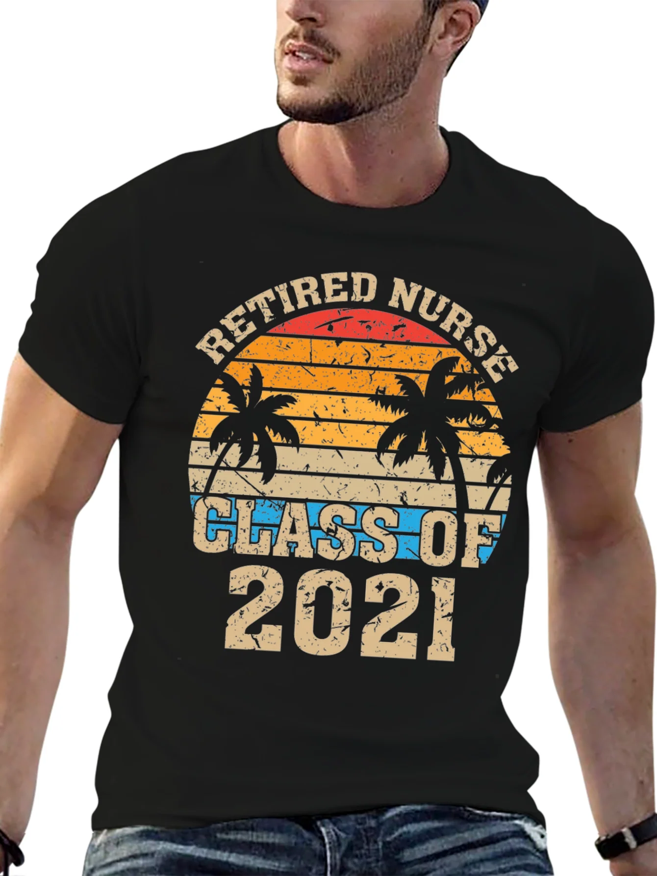 Retired Nurse Class of 2021 Graphic T-Shirt