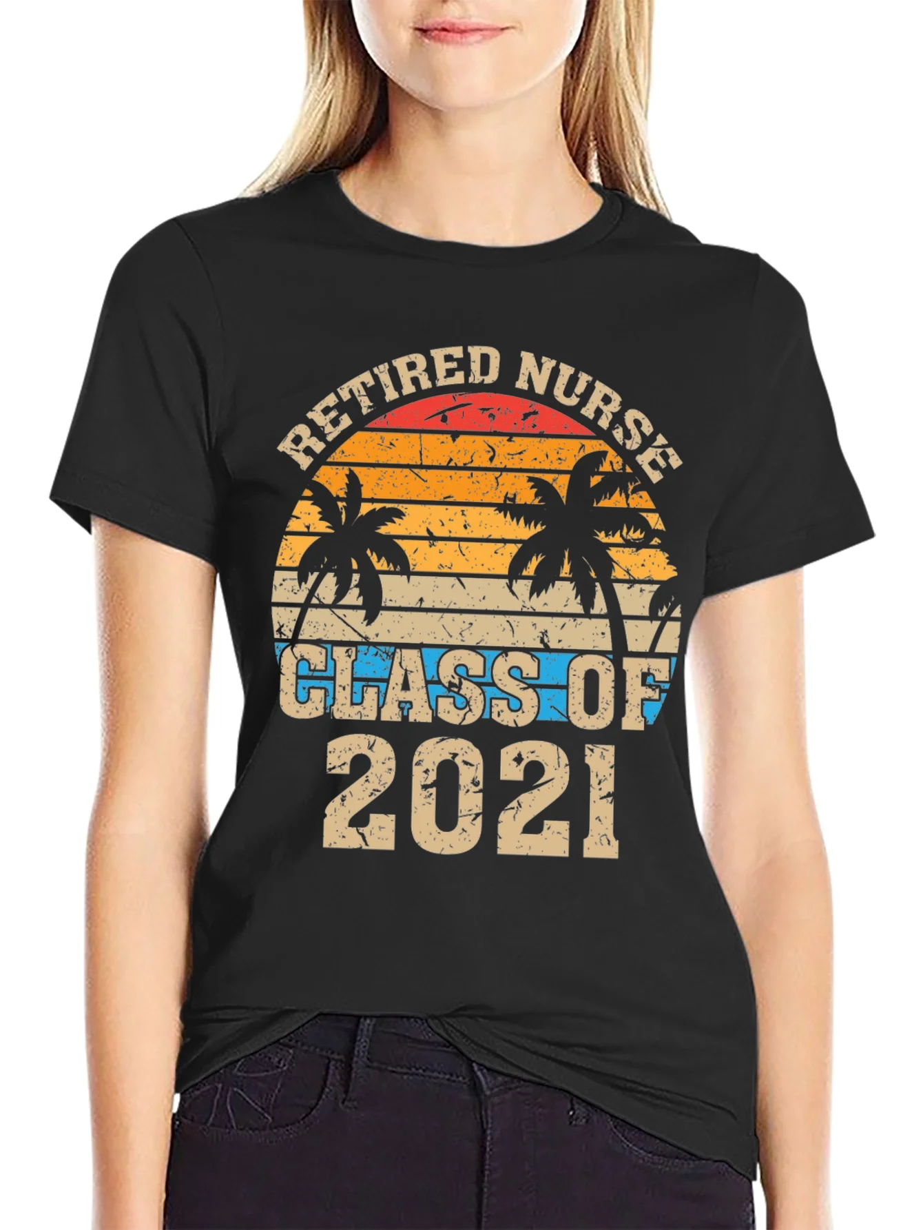 Retired Nurse Class of 2021 Graphic T-Shirt