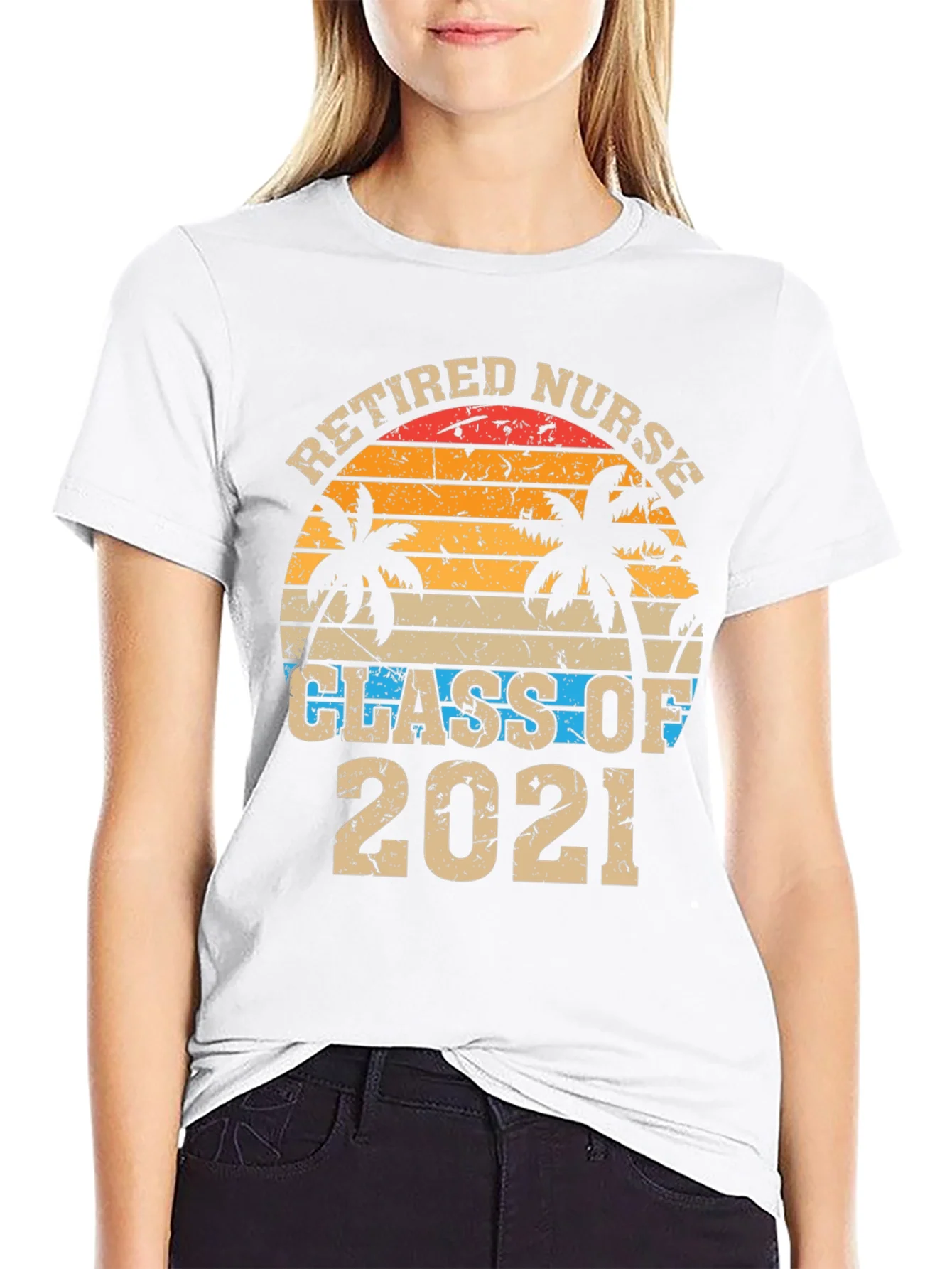 Retired Nurse Class of 2021 Graphic T-Shirt