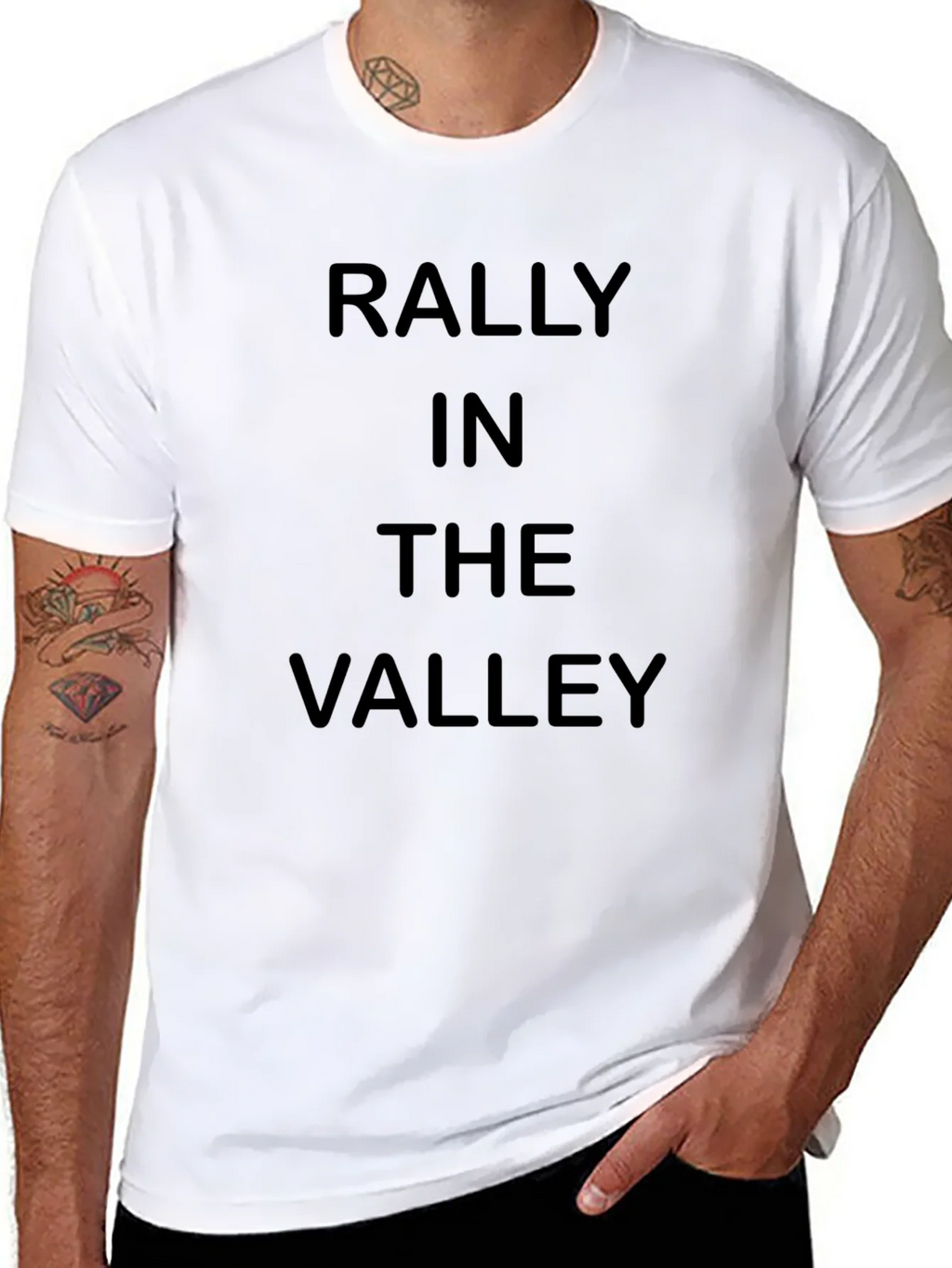 Rally In The Valley Graphic Tee - Black Cotton