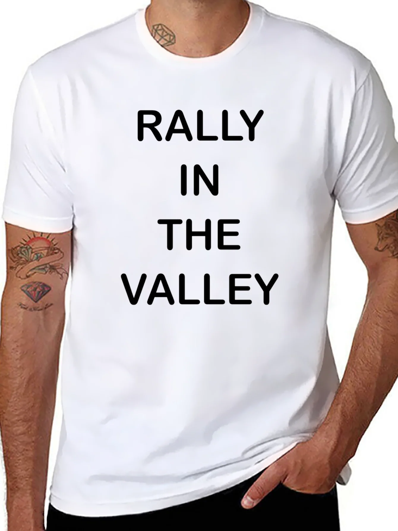 Rally In The Valley Graphic Tee - Black Cotton