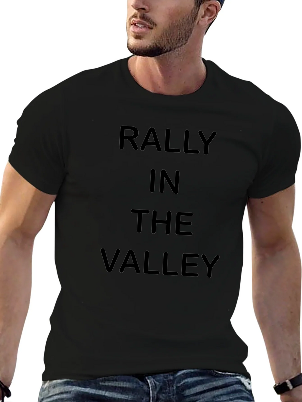 Rally In The Valley Graphic Tee - Black Cotton
