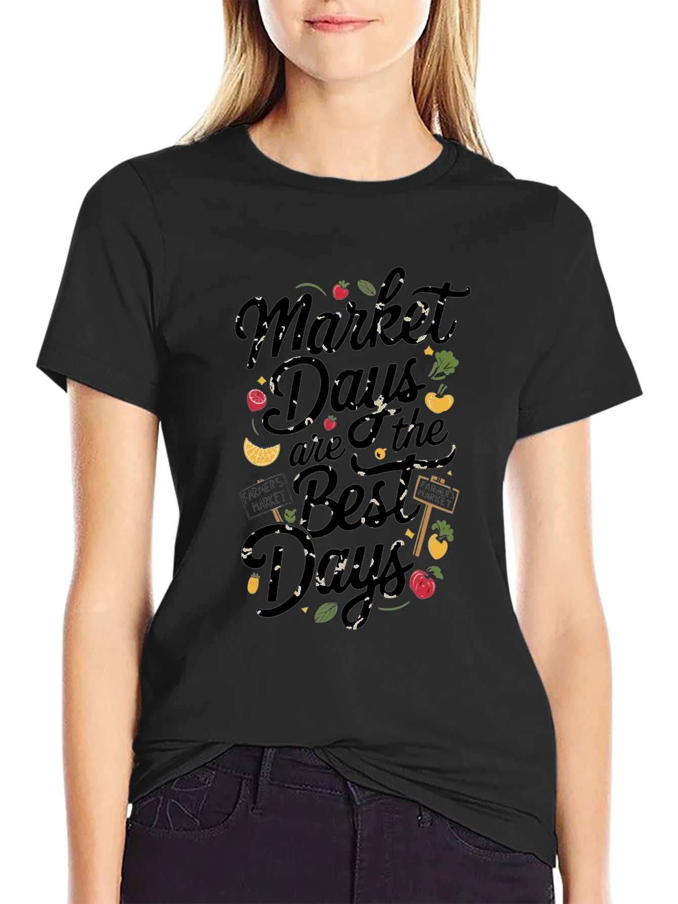 Market Days Best Days T-Shirt - Farmers Market Graphic Tee