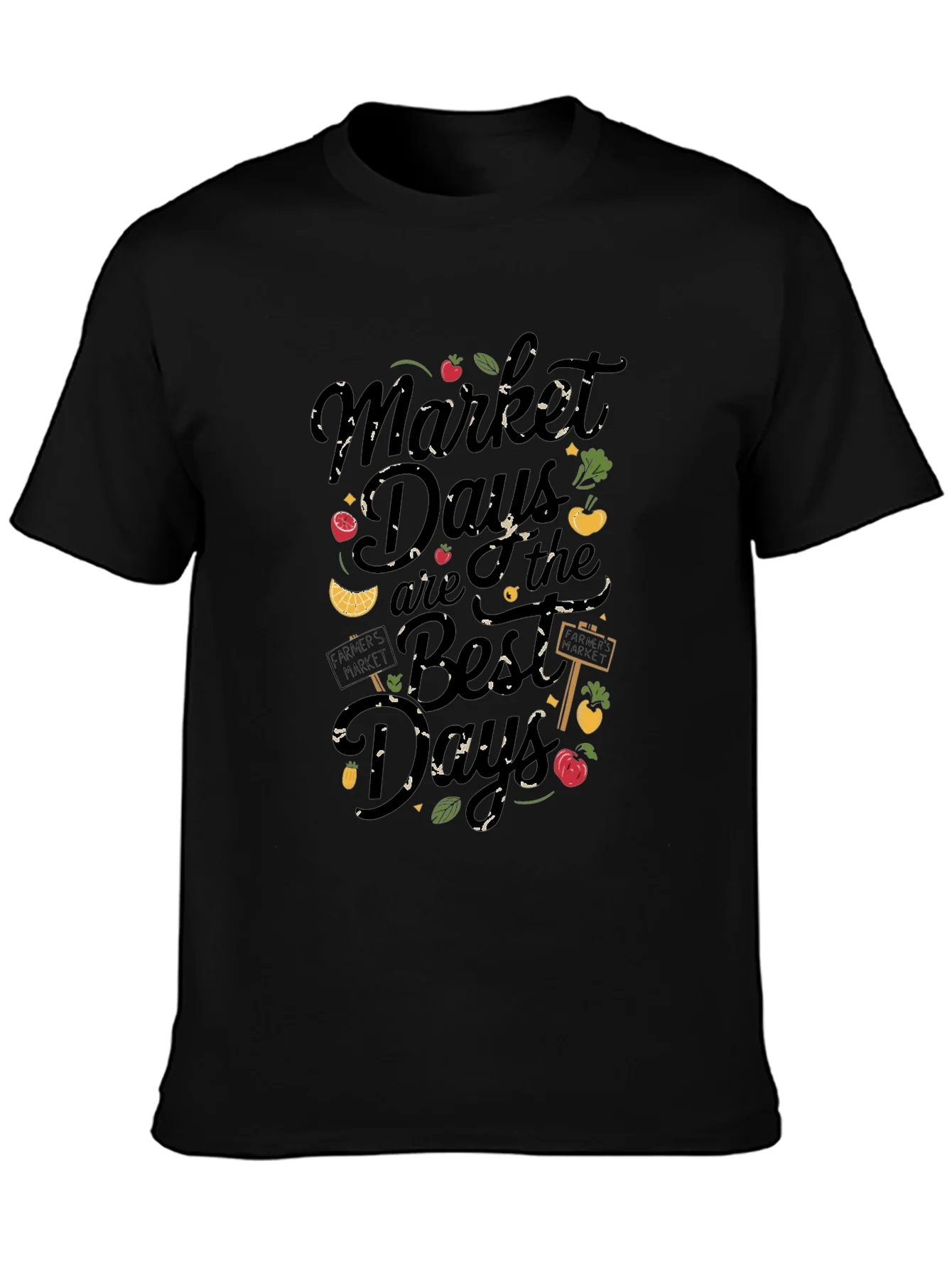 Market Days Best Days T-Shirt - Farmers Market Graphic Tee